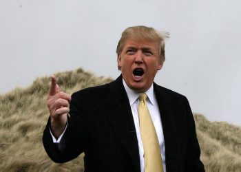 FILE PICTURE - Donald Trump has performed a dramatic U-turn on plans for a new multimillion-pound investment in a Scottish golf resort.  See Centre Press story CPTRUMP. The American billionaire previously suggested he would not invest "another penny" in his Aberdeenshire site unless plans for an offshore wind testing centre were abandoned.  But now, several applications are being submitted to the local council as part of an expansion to the Menie Estate. 18 March 2015