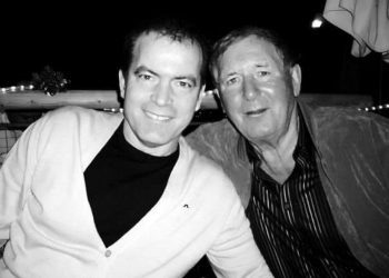 Dennis Hobson Jnr (left) with his father Dennis Hobson senior. See Ross Parry story RPYFREEZE; The remains of a legendary member of Sheffield’s boxing community, who died last week, are to be cryogenically frozen. Scrap metal businessman Dennis Hobson senior, aged 82, father of the fight promoter of the same name, died last week after battling cancer.