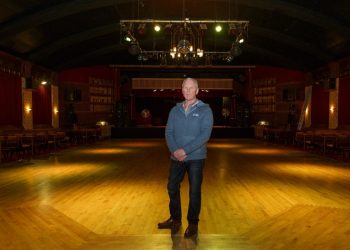 Glen Smith, the manager of the Ritz Ballroom, in Brighouse, Huddersfield, West Yorks. The club and live music venue has received a letter from the Ritz Hotel in London, demanding that they cease to trade under the name Ritz. February 21, 2017. See Ross Parry story RPYRITZ -