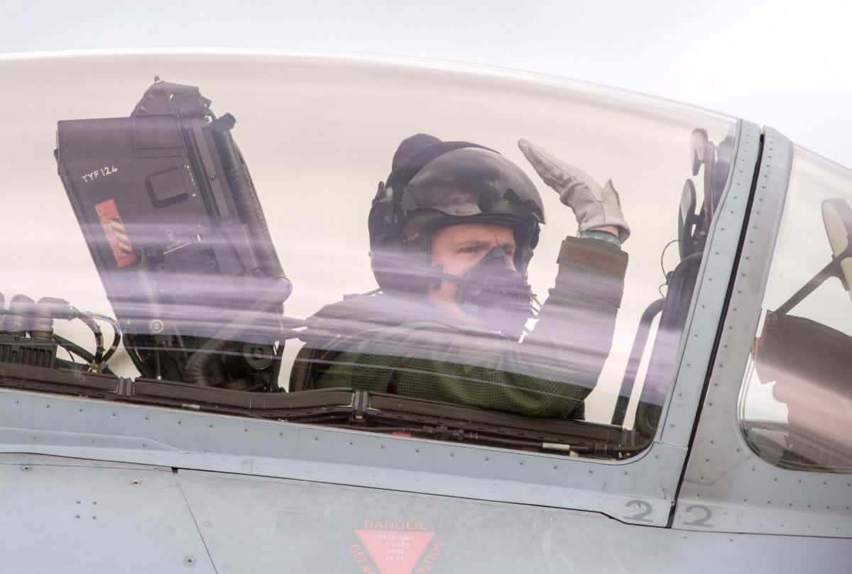 Four Typhoon aircraft left from RAF Coningsby, Lincs, today, April 24, 2017, to begin a deployment to Romania. The aircraft from 3 (Fighter) Squadron will be based at Mihail Kogalniceanu airfield in support of the NATO air policing mission. The deployment, confirmed by Sir Michael Fallon, the Minister of Defence at the end of March 2017 is part of a long standing routine peacetime mission undertaken by NATO allies. The deployment is supported by personnel from several RAF stations, and is expected to last for around four months.