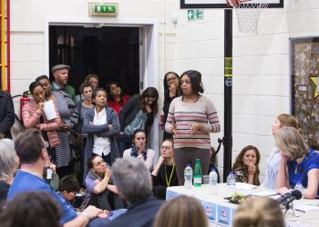 A public meeting last night (15/3/17) at Sunnyhill Primary School in Streatham of the Fair Funding for all Schools Lambeth campaign. Speakers included Ellie Brown, Lambeth parent and co-founder of the Fair Funding for all Schools Lambeth campaign, Fionna Martin, Lambeth parent and co-founder of the Fair Funding for all Schools Lambeth campaign, Lambeth MP Helen Hayes and Lib Peck, leader of Lambeth Council.