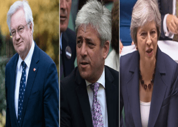David Davis John Bercow Theresa May