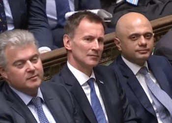 Jeremy Hunt PMQs Health Secretary shifts uneasily