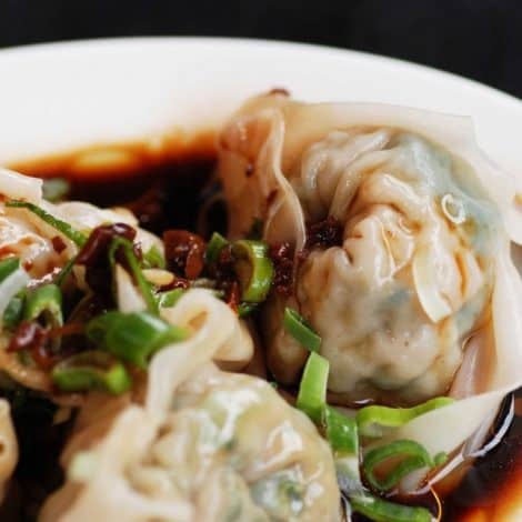 Chicken dumplings (with vinegar and chili oil) Credit Rasa Sayang Chinatown