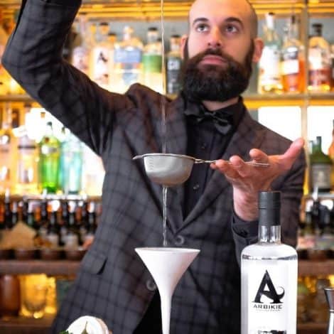 Francesco Gibson Arbikie Gin Martini