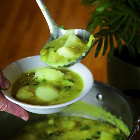 Keith on Food - vegan Leek potato soup