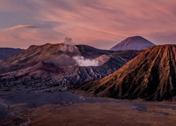 Sunrise at Mount Bromo, Indonesia.