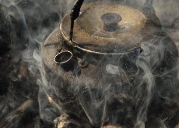 steaming kettle Photo: Lemmelkaffe