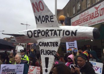 Windrush anti deportation demonstration