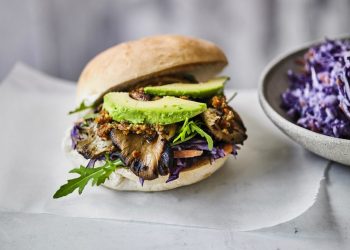 Vegan Mushroom Burgers Vegan Coleslaw National Burger Day