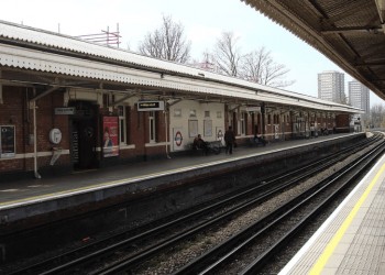 Ladbroke Grove Tube Station train tracks