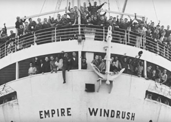 Empire Windrush brought one of the first large groups of postwar West Indian immigrants to the UK in 1948