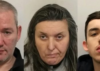 The crime gang - Credit:SWNS