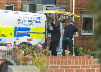 Crime scene - Credit;SWNS