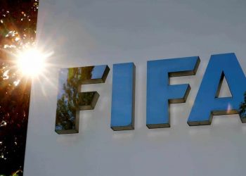 The logo of FIFA is seen in front of its headquarters in Zurich, Switzerland September 26, 2017. REUTERS/Arnd Wiegmann