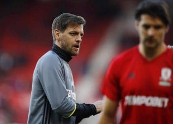 FILE PHOTO: Britain Soccer Football - Middlesbrough v Sunderland - Premier League - The Riverside Stadium - 26/4/17 Middlesbrough first team coach Jonathan Woodgate during the warm up before the match  Reuters / Phil Noble Livepic