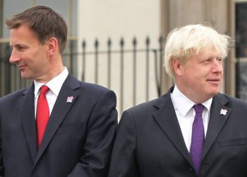 Jeremy Hunt and Boris Johnson
