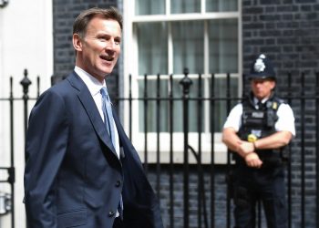 Foreign Secretary Jeremy Hunt arrives in Downing Street for a meeting of the Government’s emergency committee Cobra (Stefan Rousseau/PA)