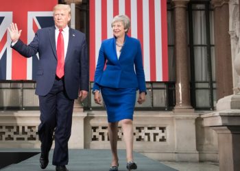 Theresa May and Donald Trump (Stefan Rousseau/PA)