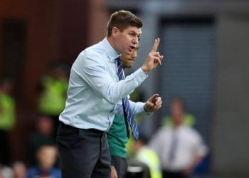 Rangers manager Steven Gerrard during the Europa League Qualifying match at Ibrox Stadium, Glasgow.
