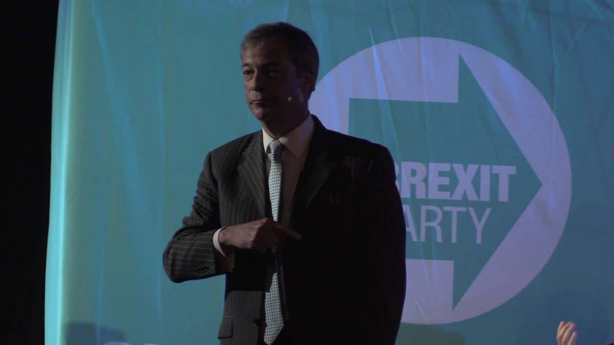 Nigel Farage Brexit Party leader