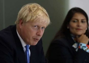 Boris Johnson and Priti Patel
