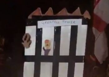 Grenfell Tower effigy