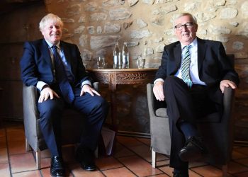 Boris Johnson and Jean-Claude Juncker