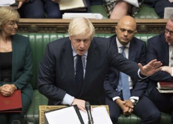 Boris Johnson in Commons
