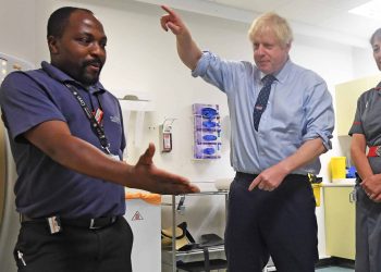 Boris Johnson hospital visit
