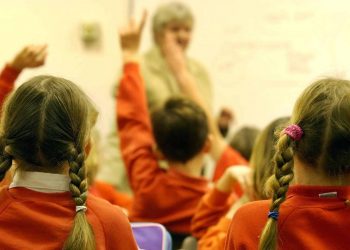 Pupils in a school (PA)