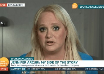Jennifer Arcuri on GMB (ITV)