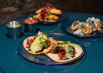 Al Pastor tacos. Sam Ashton