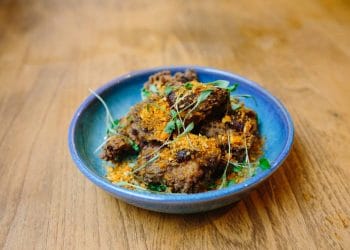 12:51 Buttermilk jerk spiced chicken, scotch bonnet jam, corn nuts, coriander