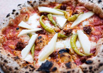 Made of Dough x Brindisa pizza Slice World Street Feast Hawker House