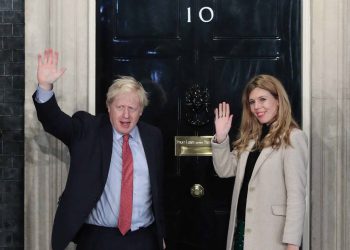 Prime Minister Boris Johnson girlfriend Carrie Symonds Credit;PA