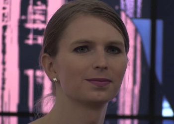 Whistleblower Chelsea Manning making her first UK public appearance at the Royal Institute in central London, where she said she sees a lot of similarities between prison and the modern world.