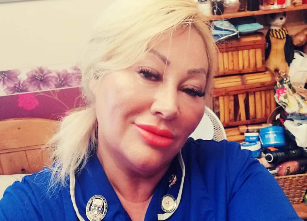 Nurse Kay Perry, 52. Credit;SWNS