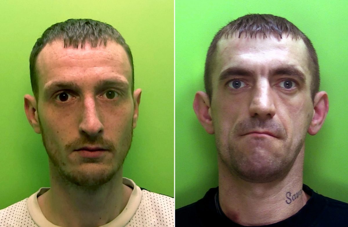 (L-R) Aaron Lancaster & David Moran. Credit;SWNS