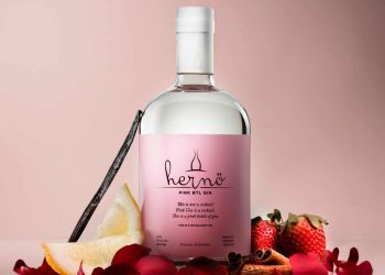 Hernö pink btl gin spirit delivery
