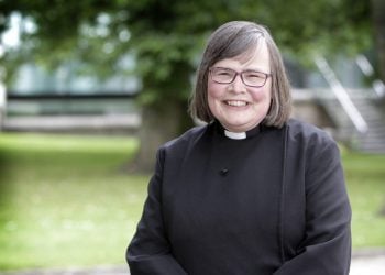 Palliative consultant Rev Dr Susan Salt, 54. Credit;SWNS