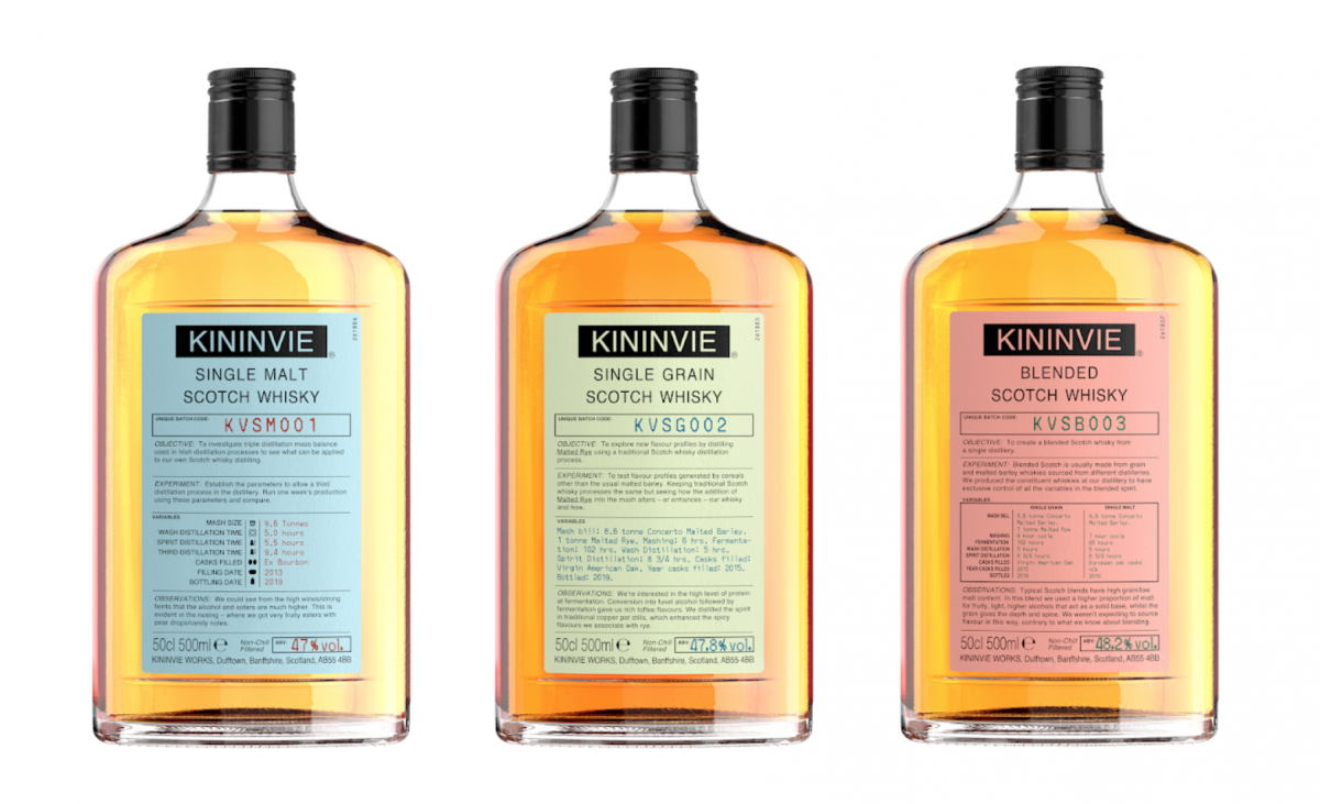 Kininvie Works Single Grain Scotch Whisky