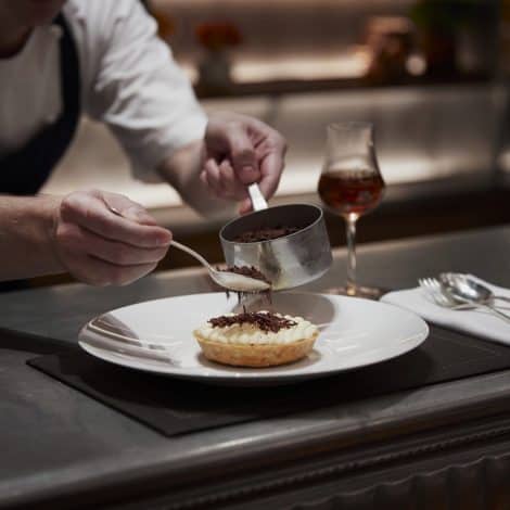 Banoffee tart at Pudding Bar at The Dorchester Banoffee pie
