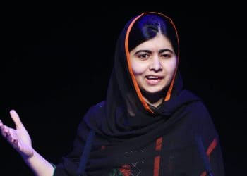 Malala Yousafzai speaks during the Association of School and College Leaders annual conference at the International Convention Centre (ICC), Birmingham. credit;PA