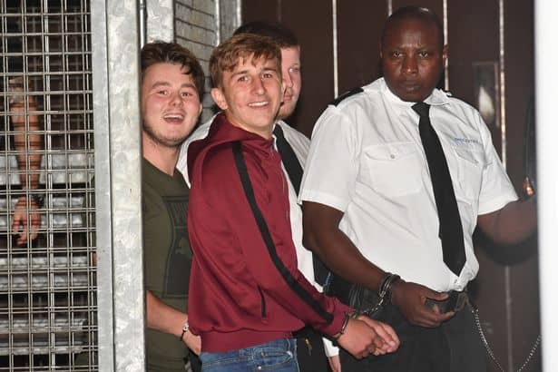 Albert Bowers (left) and Jessie Cole (centre) are appealing their convictions (Image: PA)