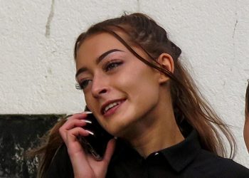 Lauren Statham outside Warwick Crown Court. Credit;SWNS