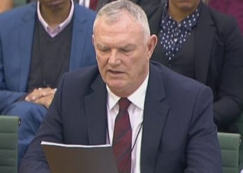 FA Chiarman Greg Clarke in front of the Digital, Culture, Media and Sport Committee at Portcullis House in Westminster, London.