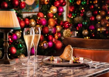 34 Mayfair Nyetimber Golden Bell festive drink