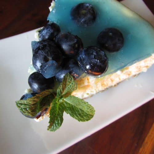 How To Make: Blueberry Baked Cheesecake