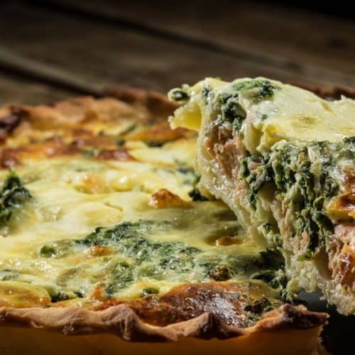 How To Make: Bacon, Spinach and Mushroom Quiche